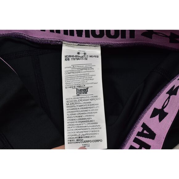 Under Armour Women's HeatGear Compression Legging Skinny Size Medium Black - Picture 6 of 8